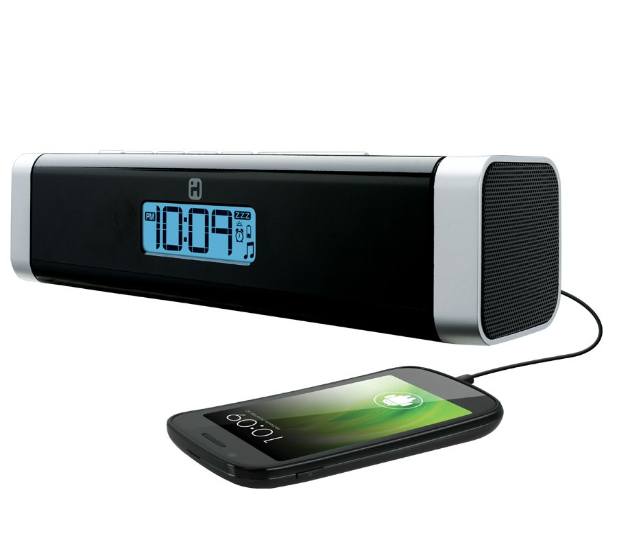 ihome alarm clock speaker with usb charging