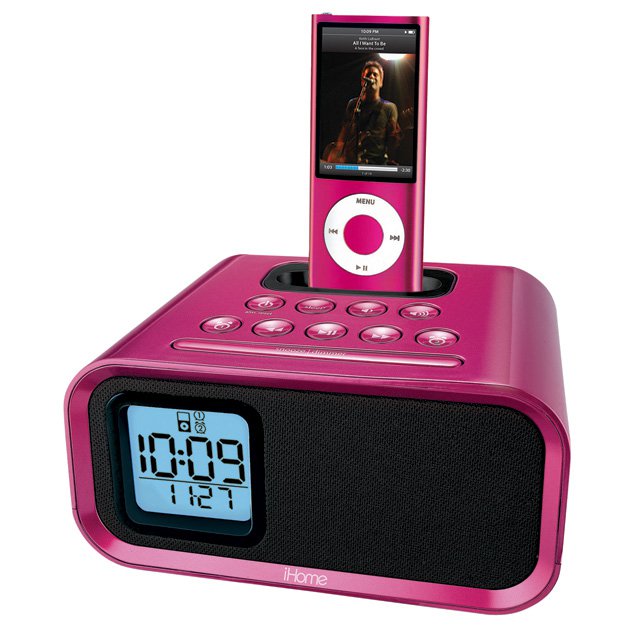iHome iH22 Alarm Clock Speaker System for iPod
