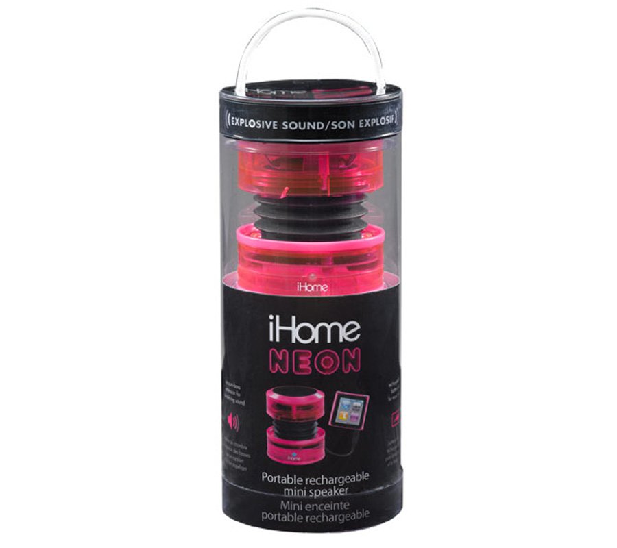ihome speaker pink